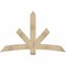 Ekena Millwork Alberta Rough Sawn Timber Gable Bracket, Douglas Fir, 72"W x 45"H x 4"D x 6"F, 15/12 Pitch GBW072X45X0406ALB00RDF - alternate 1
